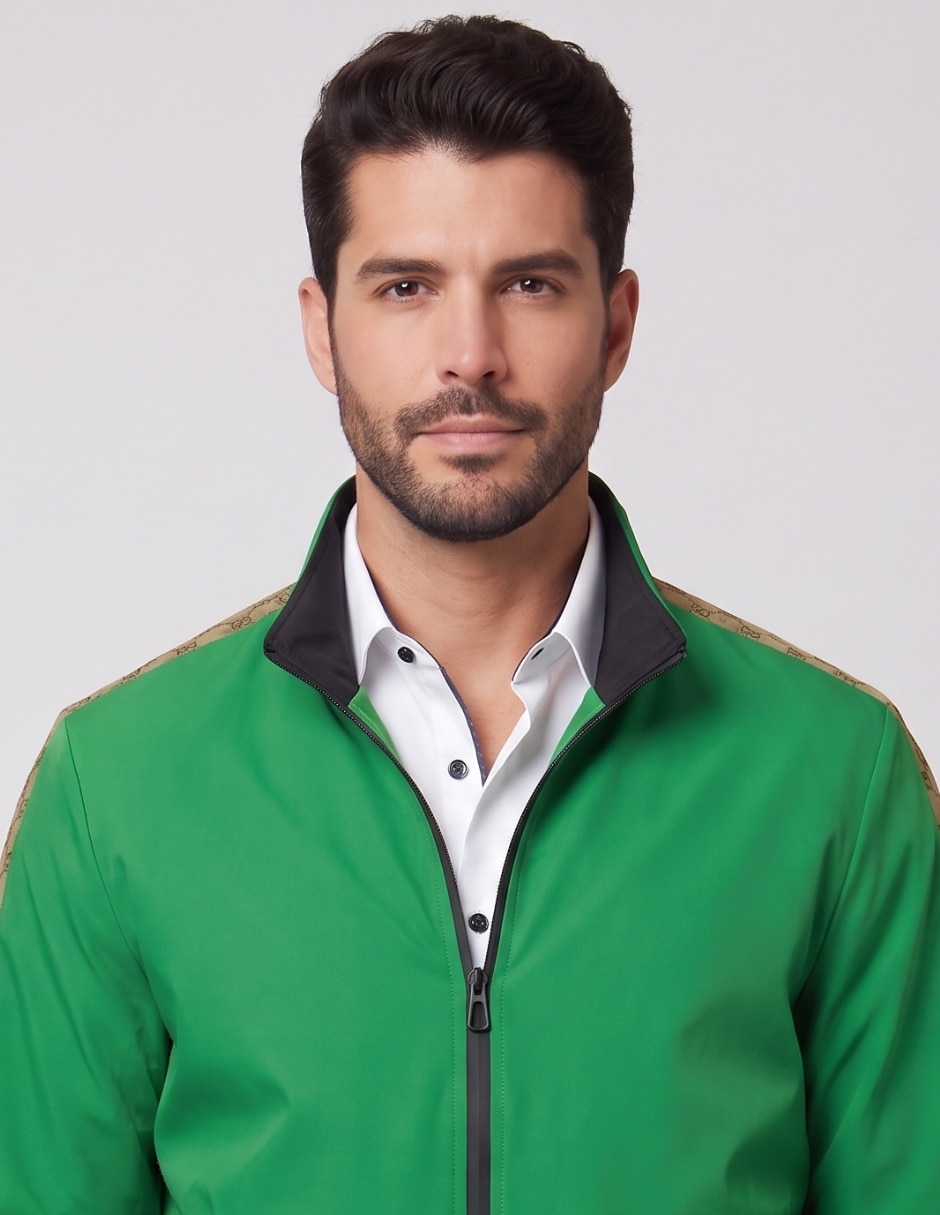 Chamarra Bomber No de Vinipiel Con bolsillos para hombre 2