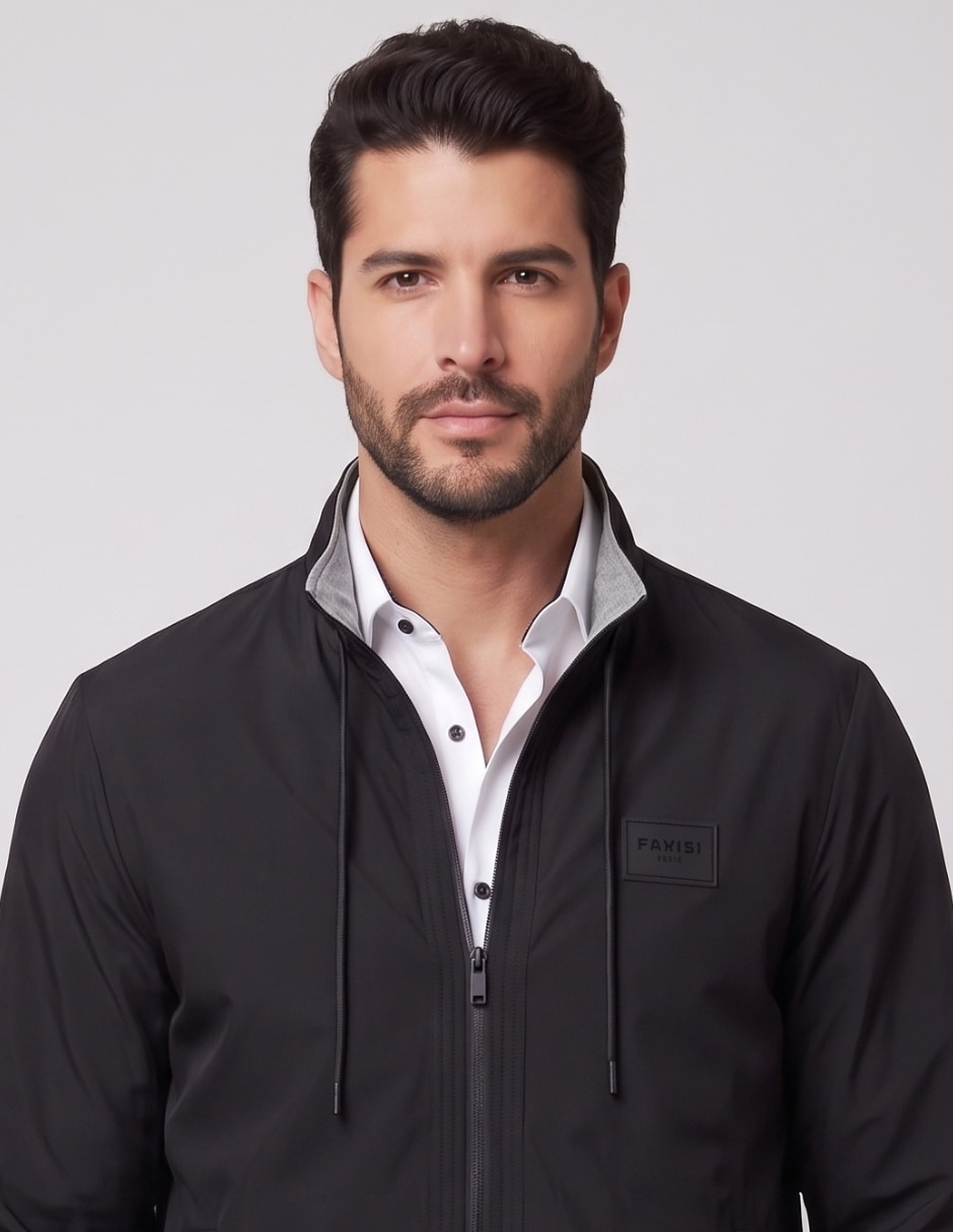 Chamarra Casual No de Vinipiel Con bolsillos para hombre 5