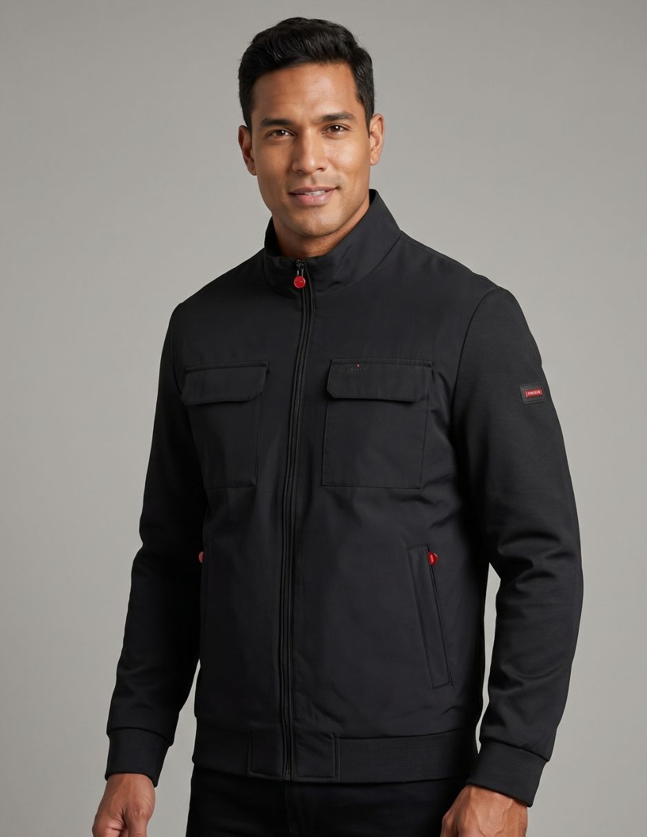 Chamarra Casual No de Vinipiel Cuello con cierre para hombre Chamarra Casual No de Vinipiel Cuello con cierre para hombre