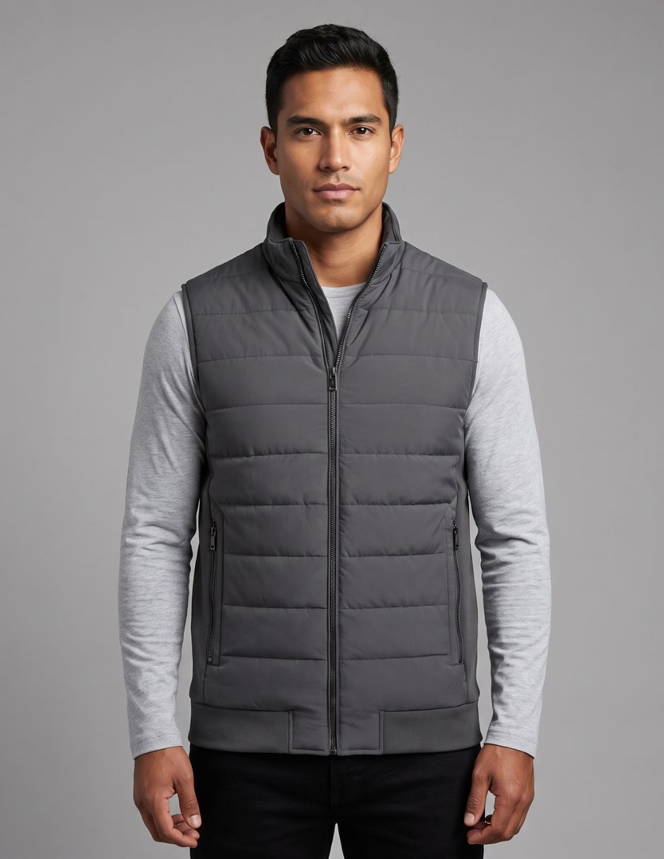 Chaleco No Poliéster Con bolsillos para hombre
