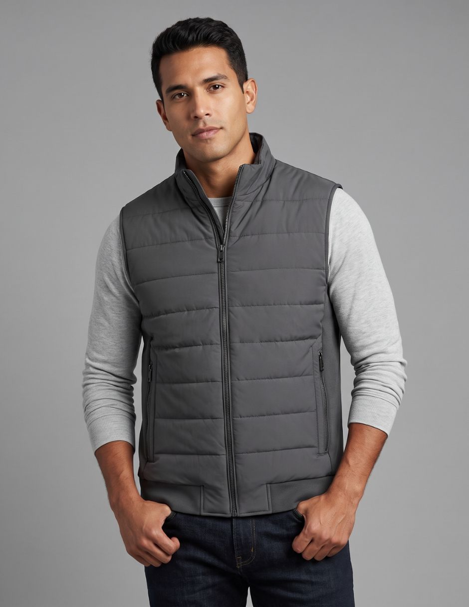 Chaleco No Poliéster Con bolsillos para hombre 2