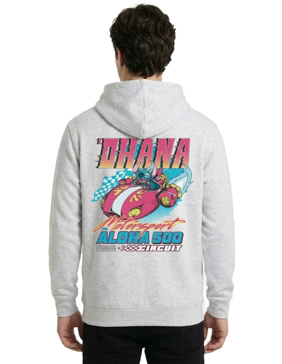 Set sudadera/Sudadera Hoodie Stitch Hombre Mujer Gris Disney Pixar Original Ohana 626 para hombre 2