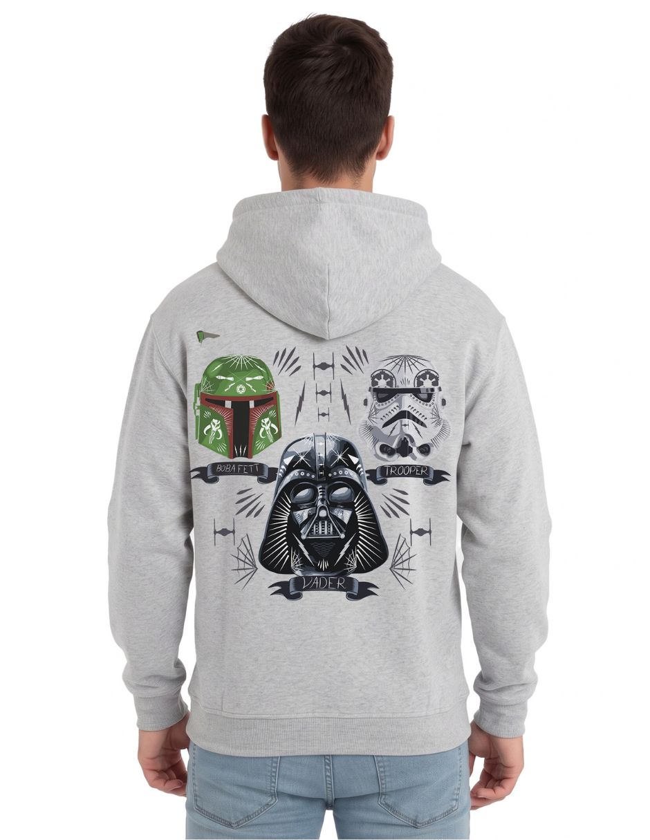 Set sudadera/Sudadera Hoodie Disney Halloween Hombre Mujer Gris Disney Original Star Wars Halloween para hombre 2