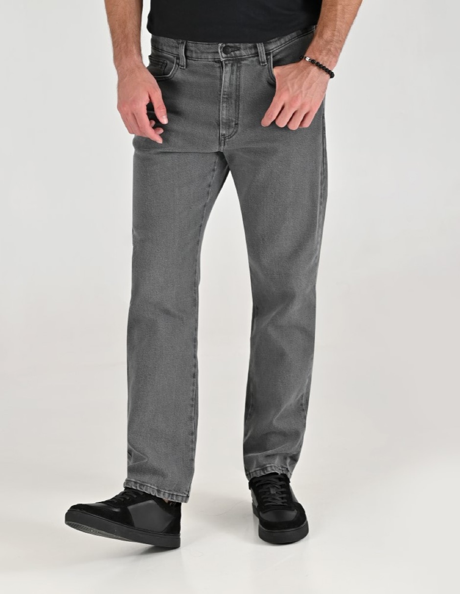 Jeans Regular Regular Otoño Invierno 01-0725-8267 lavado Ninguno para hombre