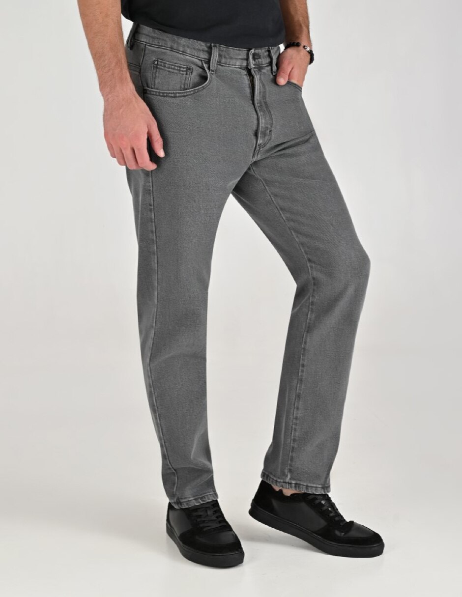 Jeans Regular Regular Otoño Invierno 01-0725-8267 lavado Ninguno para hombre 4