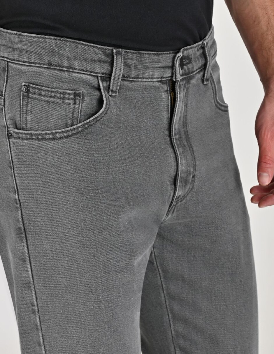 Jeans Regular Regular Otoño Invierno 01-0725-8267 lavado Ninguno para hombre 5