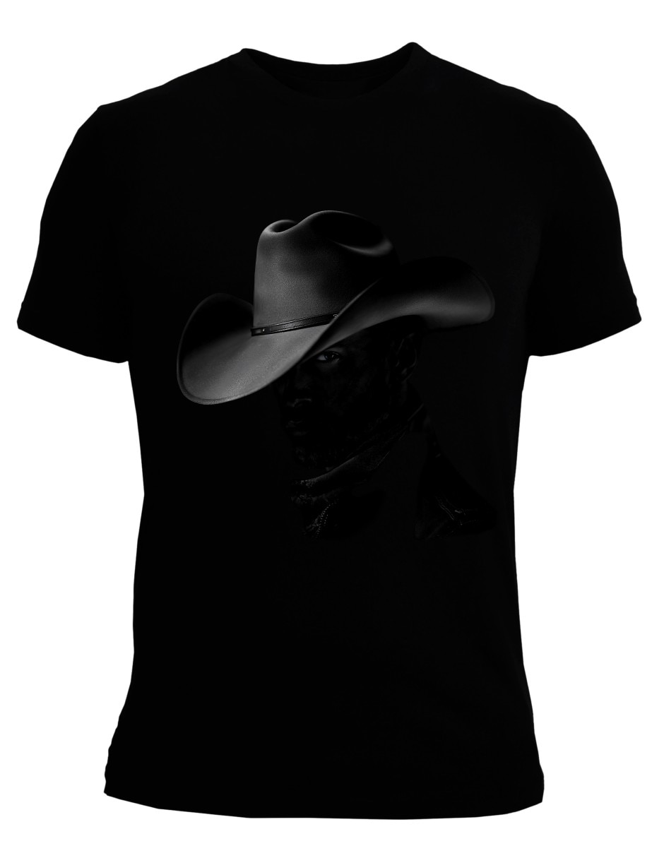 Set playera/Playera Cowboy Western cuello Redondo para hombre