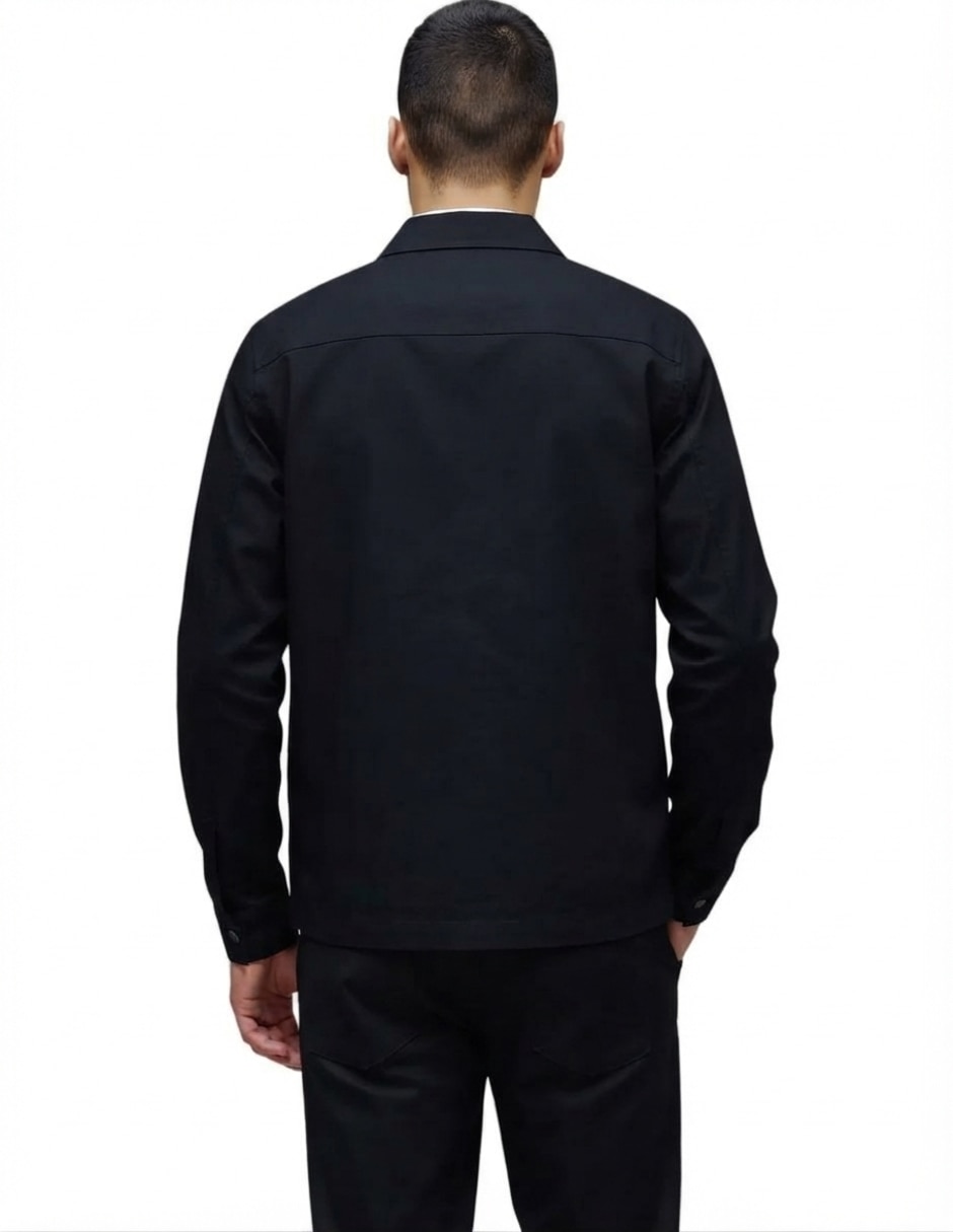 Sobrecamisa casual manga larga para hombre 5