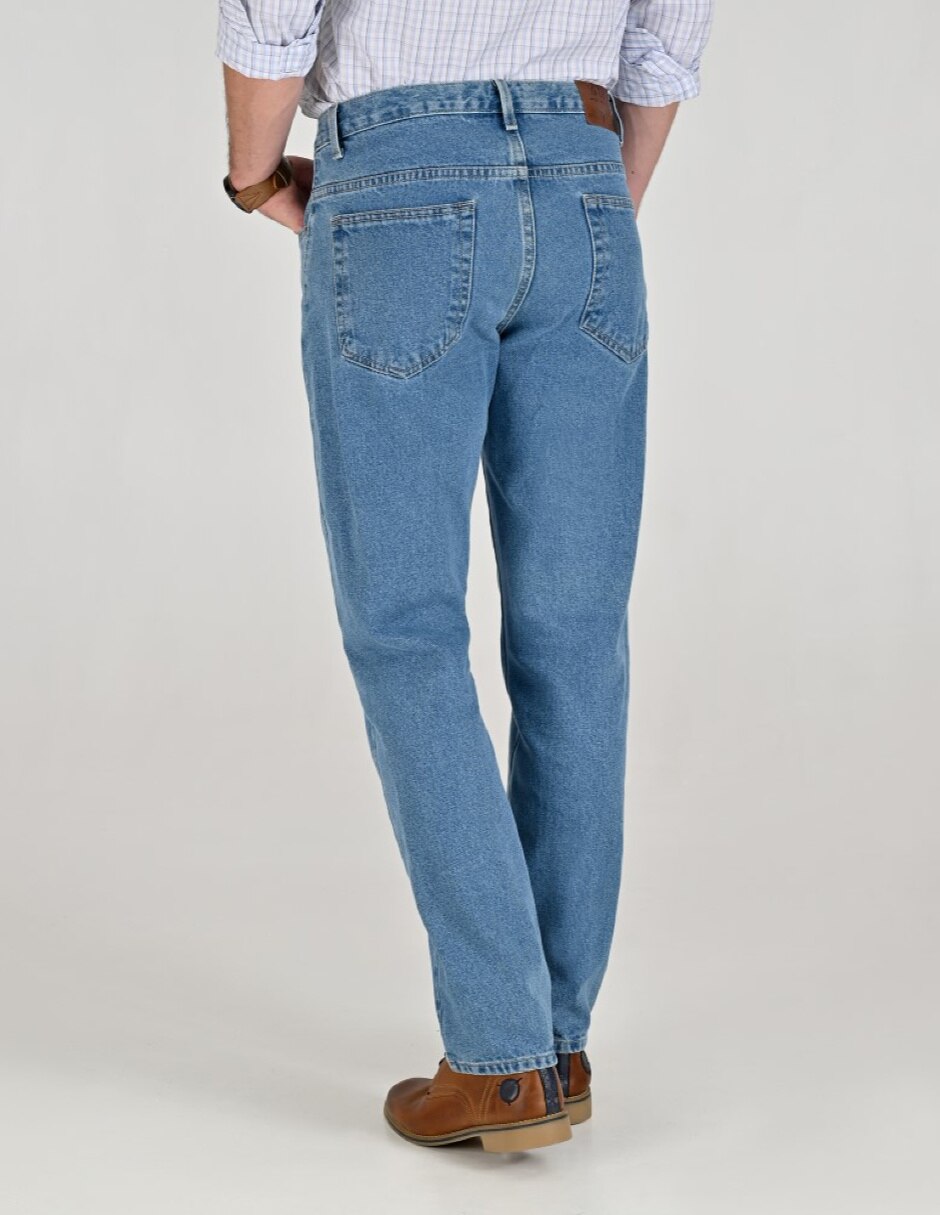 Jeans Regular Regular Otoño Invierno 01-0725-8288 lavado Ninguno para hombre 2