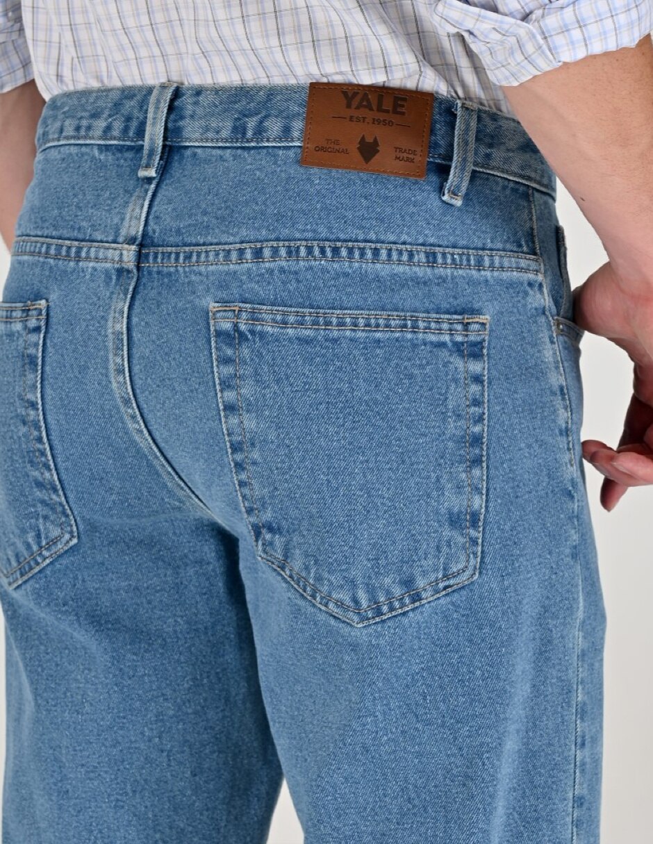 Jeans Regular Regular Otoño Invierno 01-0725-8288 lavado Ninguno para hombre 3