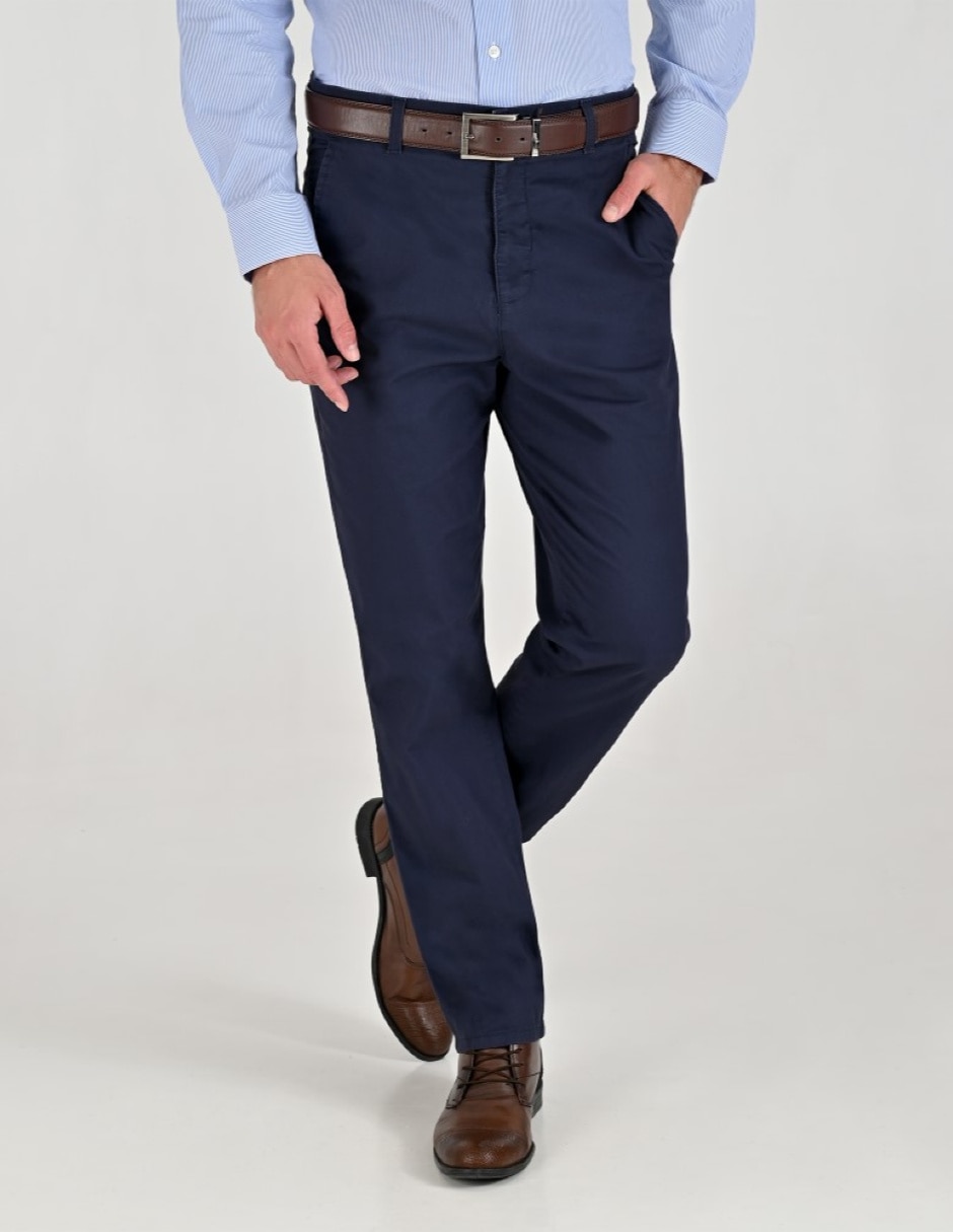 Pantalón Casual Chino Slim Otoño Invierno de Algodón y elastano para hombre