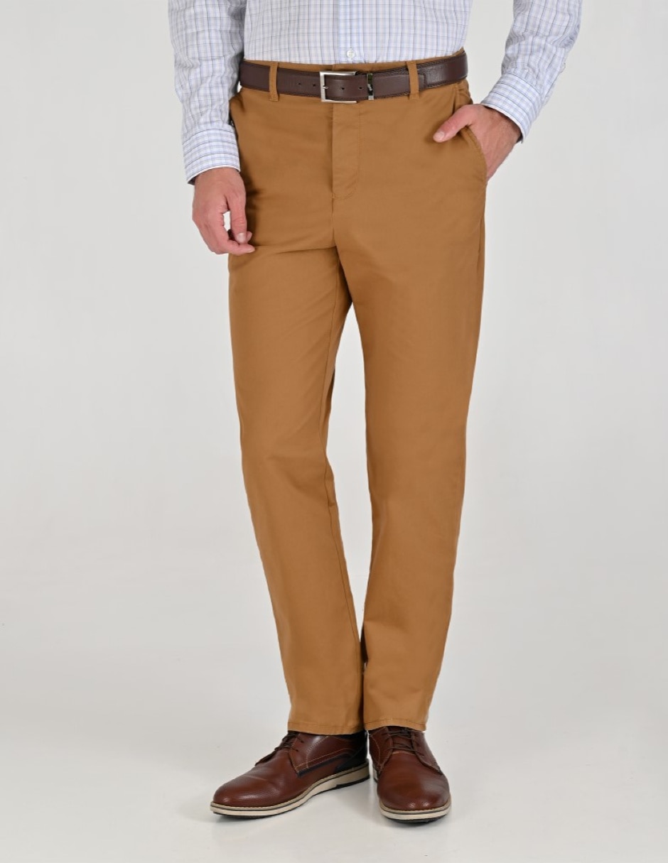 Pantalón Casual Chino Slim Otoño Invierno de Algodón y elastano para hombre 1