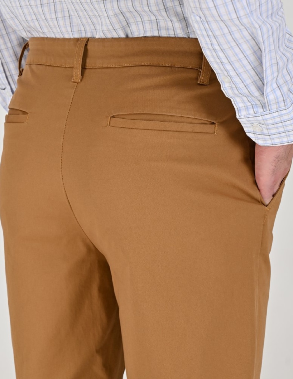 Pantalón Casual Chino Slim Otoño Invierno de Algodón y elastano para hombre 5