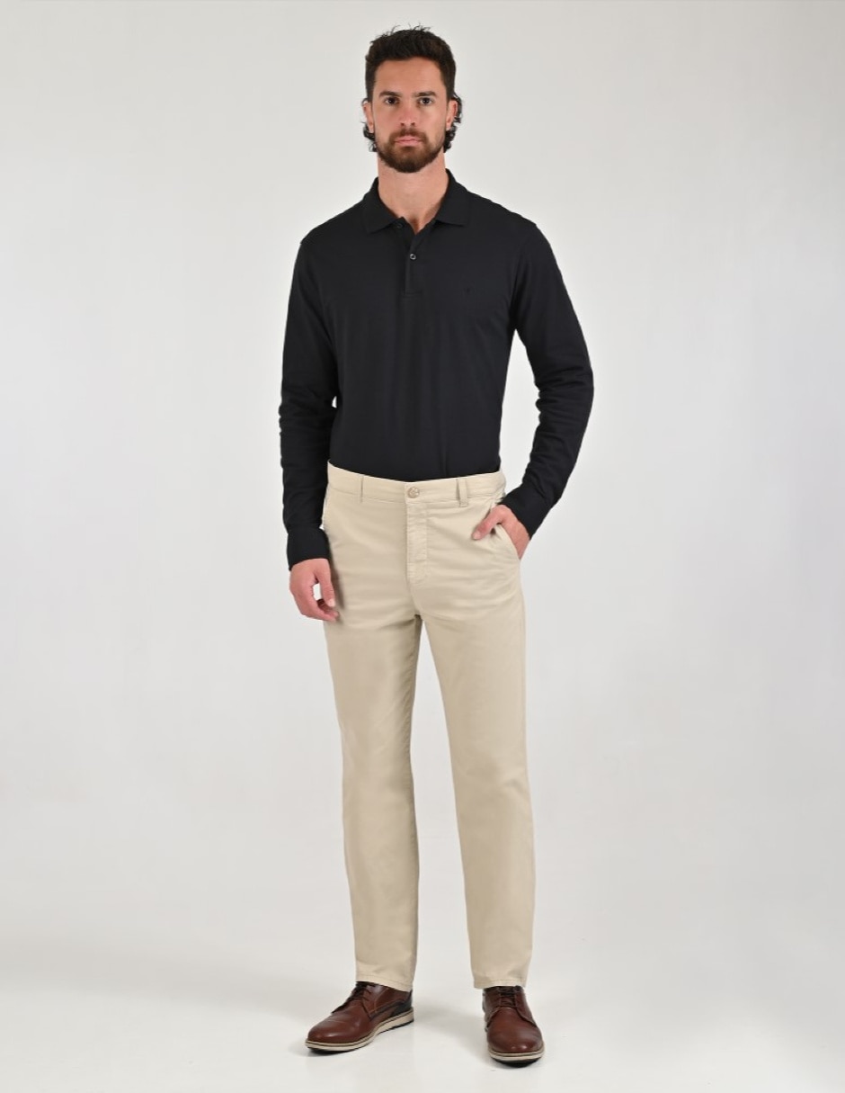 Pantalón Casual Chino Slim Otoño Invierno de Algodón y elastano para hombre 2