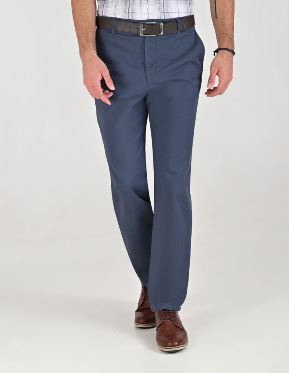 Pantalón Casual Chino Slim Otoño Invierno de Algodón y elastano para hombre