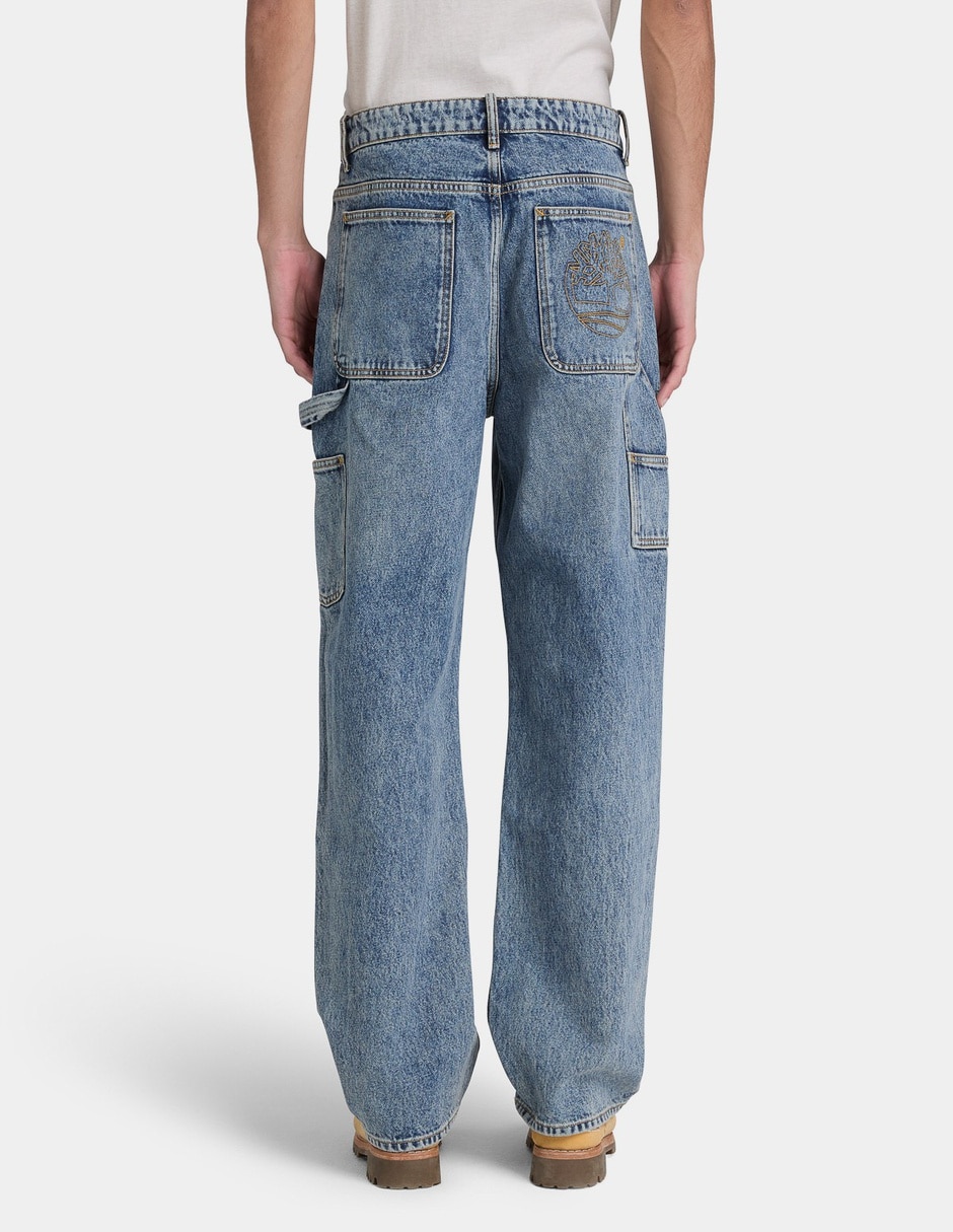 Pantalón Casual Regular Regular Pantalón de Algodón para hombre 4
