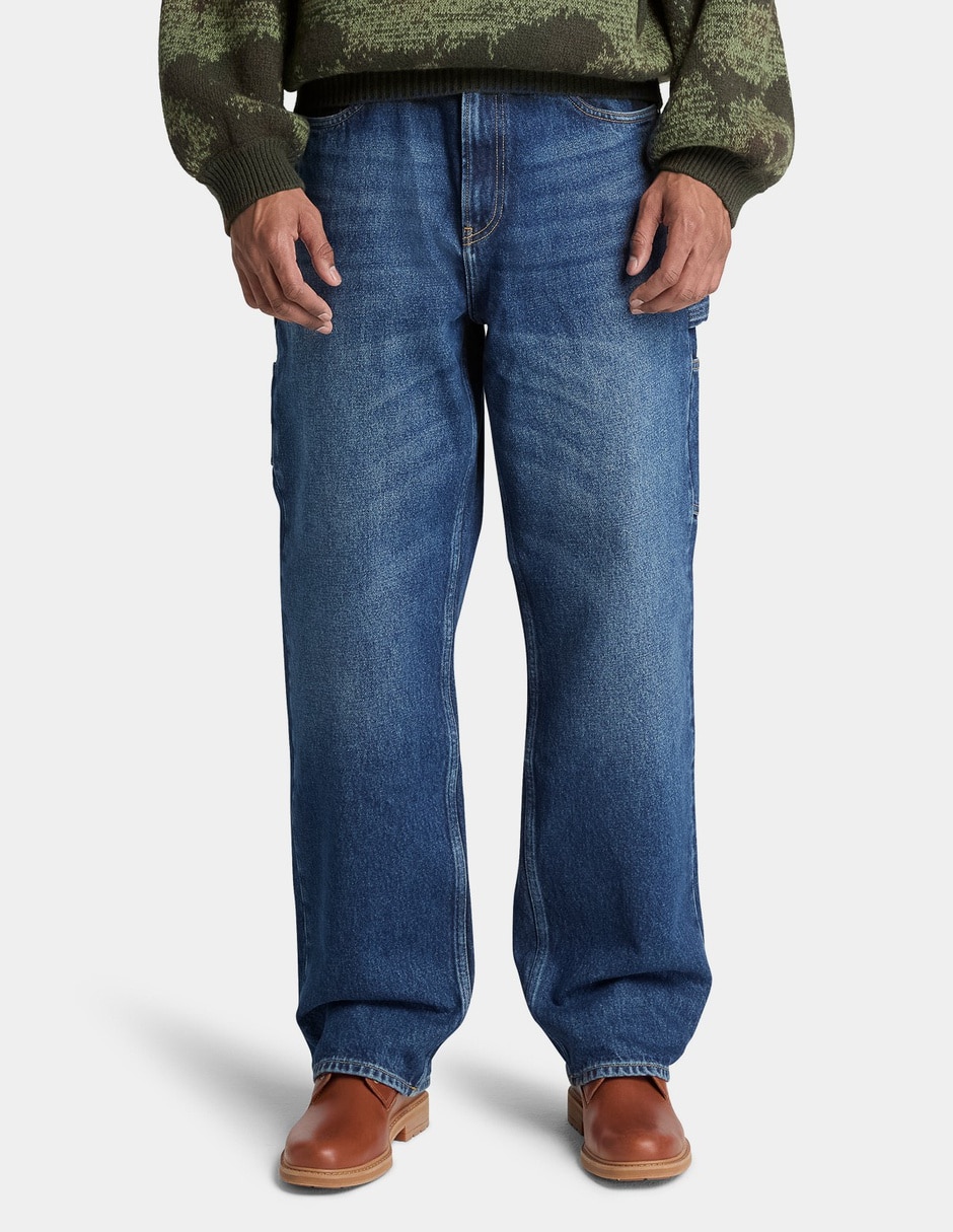 Pantalón casual regular de algodón para hombre Pantalón casual regular de algodón para hombre