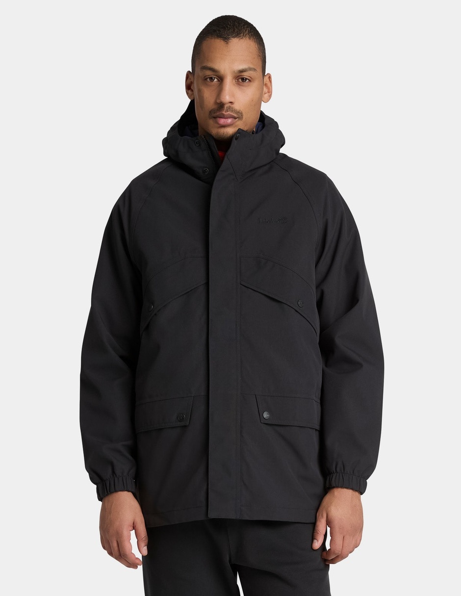 Chamarra casual parka weatherline con bolsillos para hombre Chamarra casual parka weatherline con bolsillos para hombre