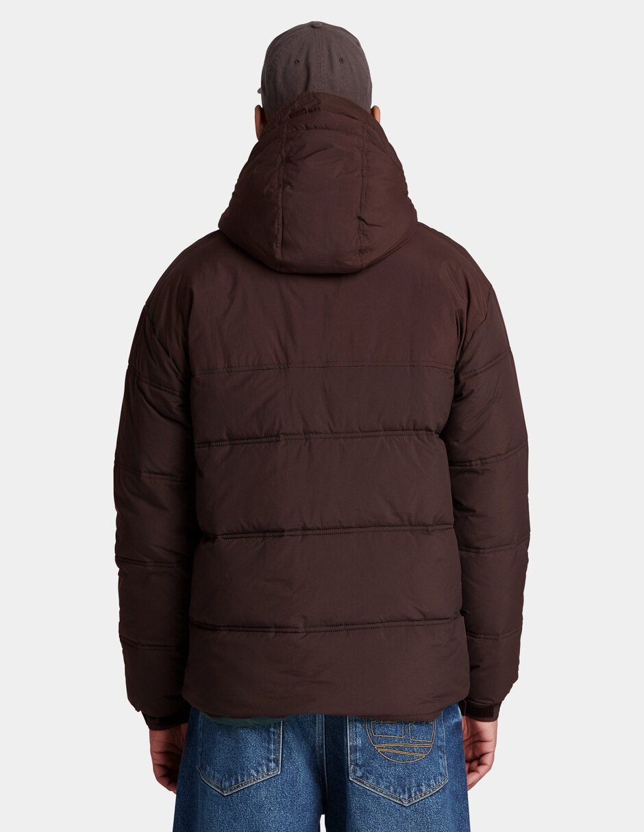 Chamarra Casual Chamarra puffer repelente al agua para hombre Café TBC0YH71C35 No de Nylon Con bolsillos para hombre 4