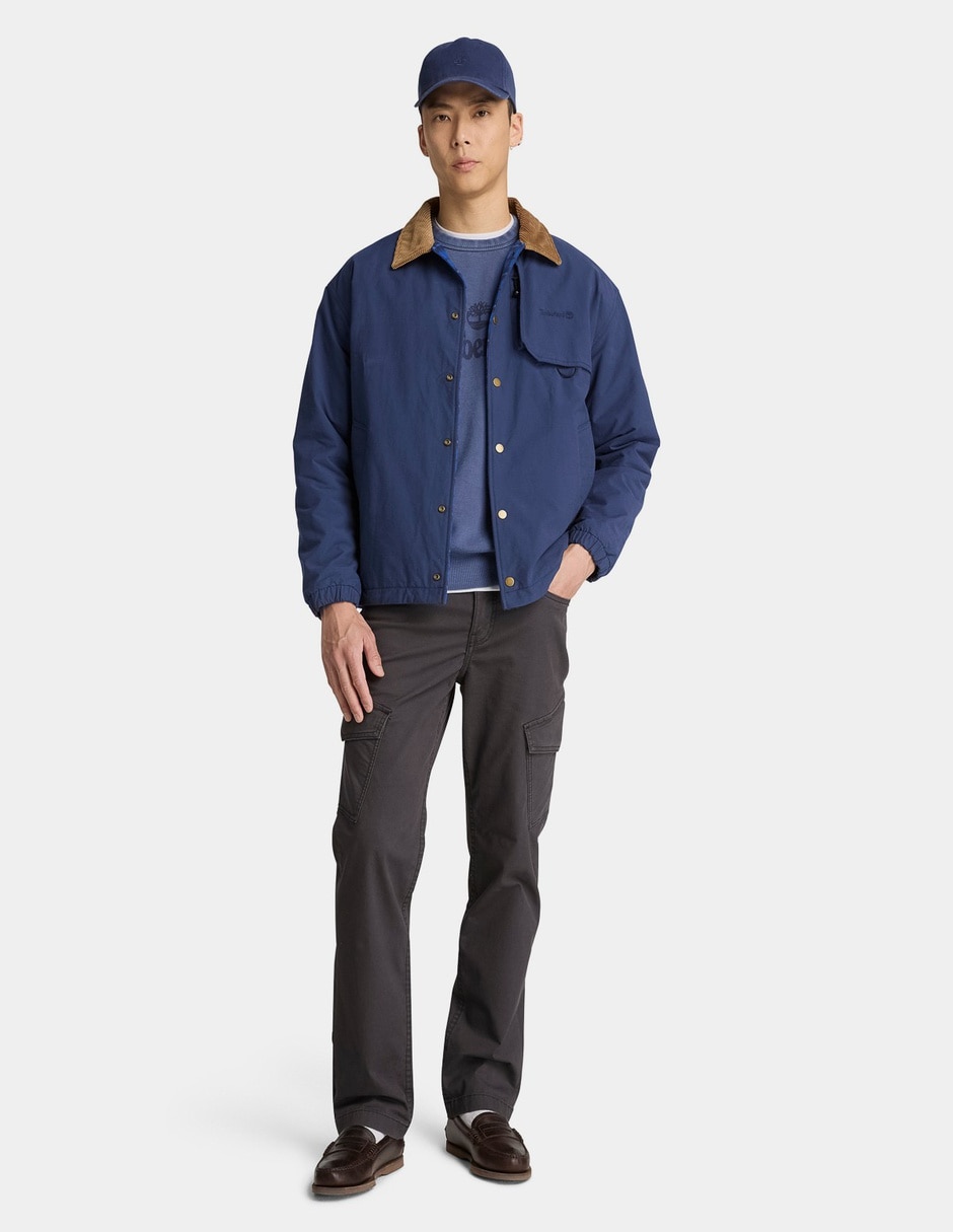 Chamarra Casual Chamarra reversible con forro polar para hombre Azul TBC0YHFDAIH No de Algodón Con bolsillos para hombre 2