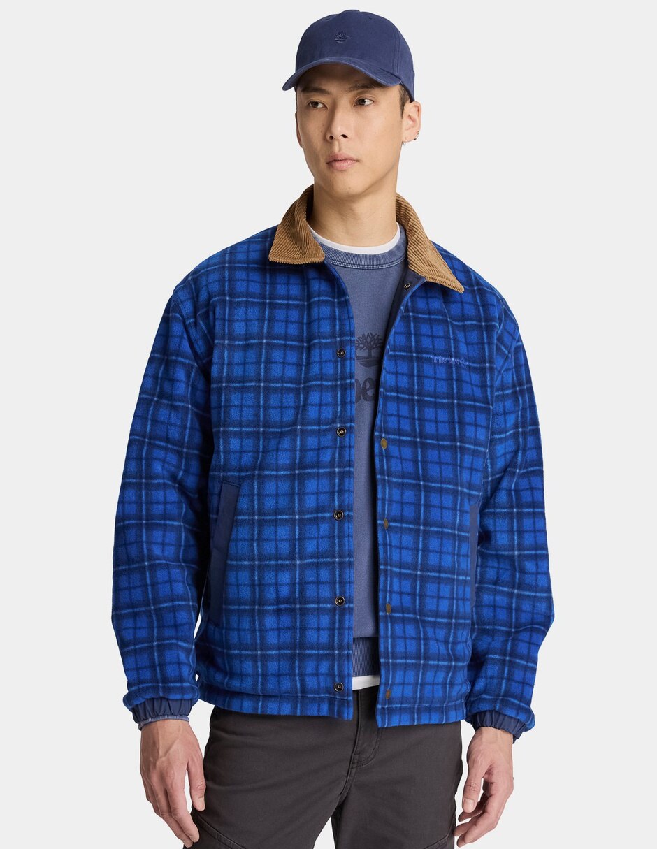 Chamarra Casual Chamarra reversible con forro polar para hombre Azul TBC0YHFDAIH No de Algodón Con bolsillos para hombre 4