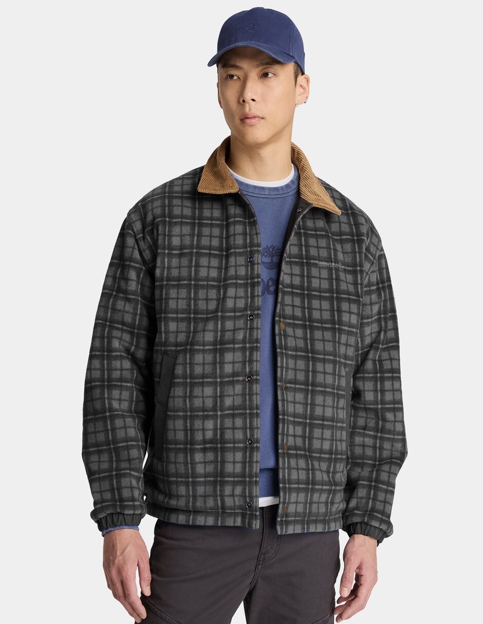 Chamarra Casual Chamarra reversible con forro polar para hombre Negro TBC0YHFDCN1 No de Algodón Con bolsillos para hombre 4