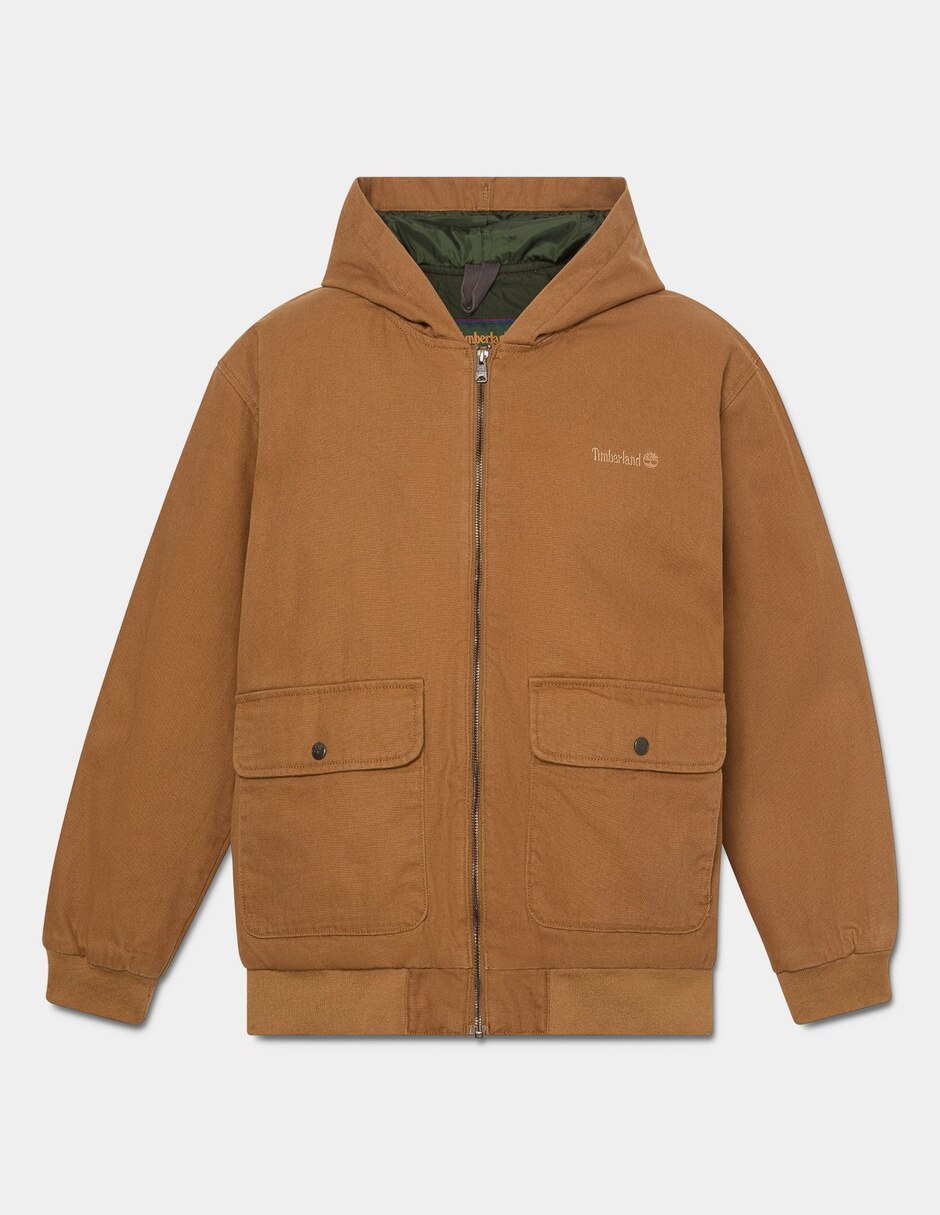 Chamarra Casual Bomber de lona con aislamiento para hombre Amarillo TBC0YH85EH2 Sí de Algodón Con bolsillos para hombre 4