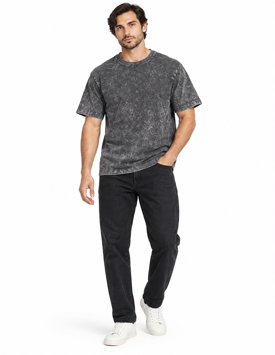 Playera cuello redondo para hombre 1