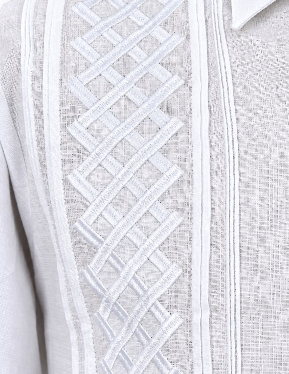 Guayabera manga Larga para Hombre 3