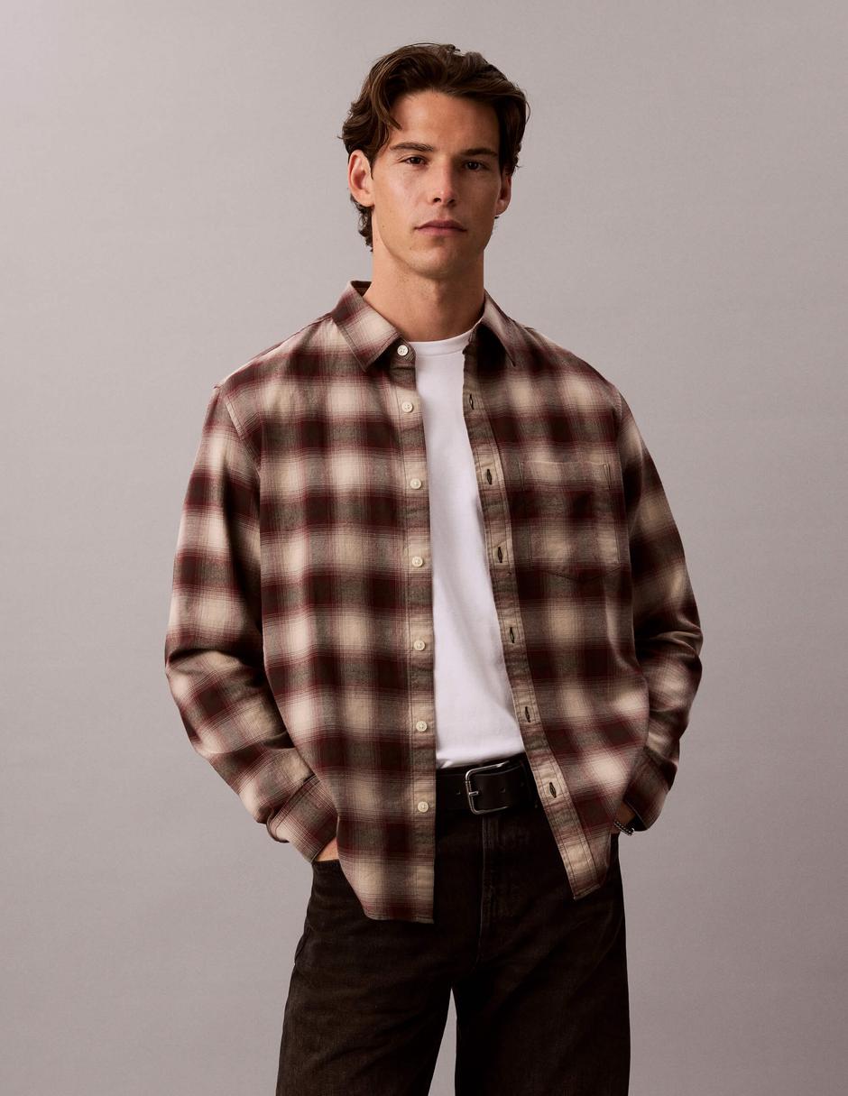 Camisa casual manga larga para hombre Camisa casual manga larga para hombre