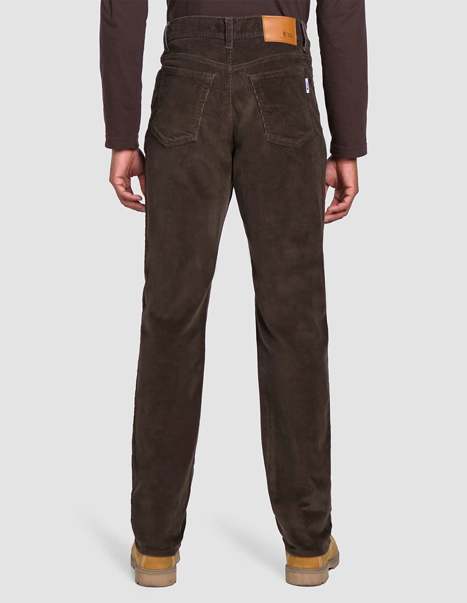 Pantalón casual regular recto para hombre 2