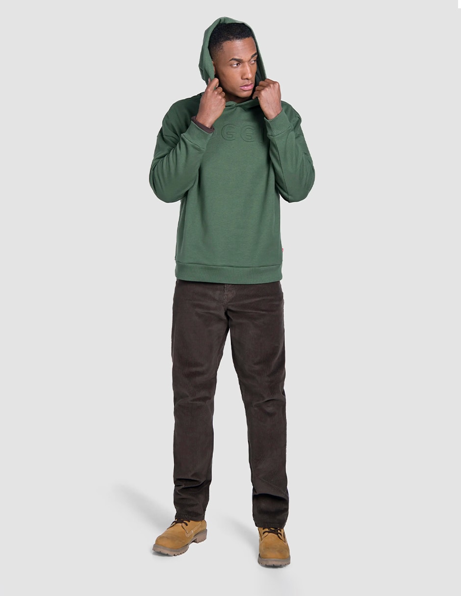 Pantalón casual regular recto para hombre 4