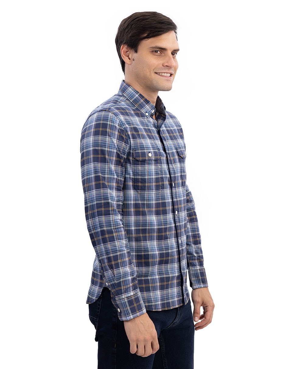Camisa Casual de (si aplica) Lyocell manga Larga para hombre 2