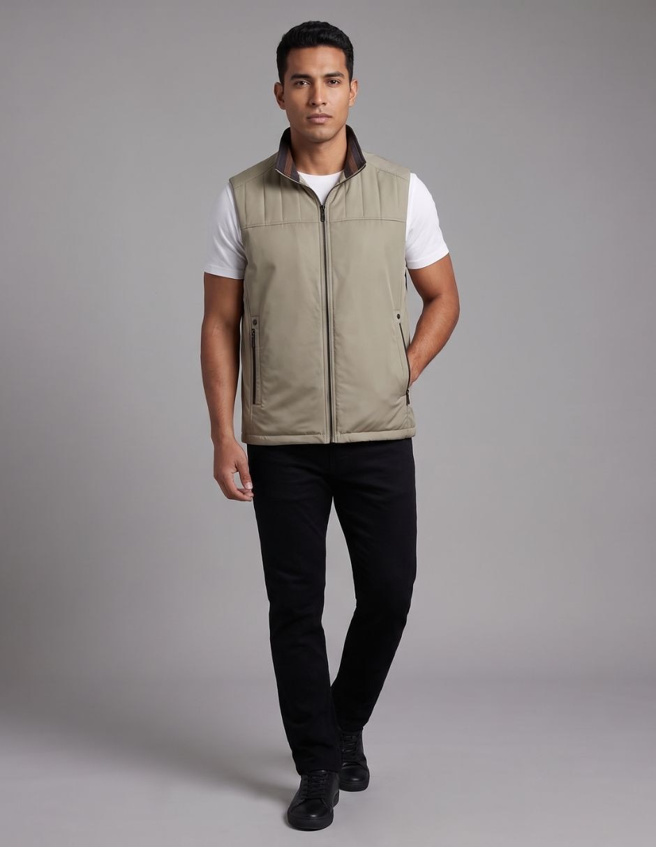 Chaleco No Poliéster Con bolsillos para hombre 2