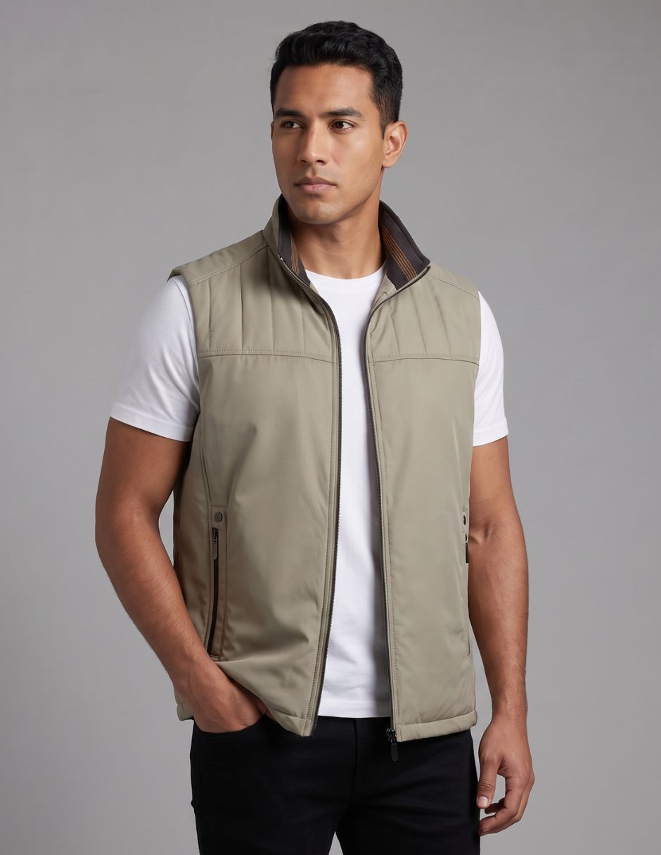 Chaleco No Poliéster Con bolsillos para hombre 3