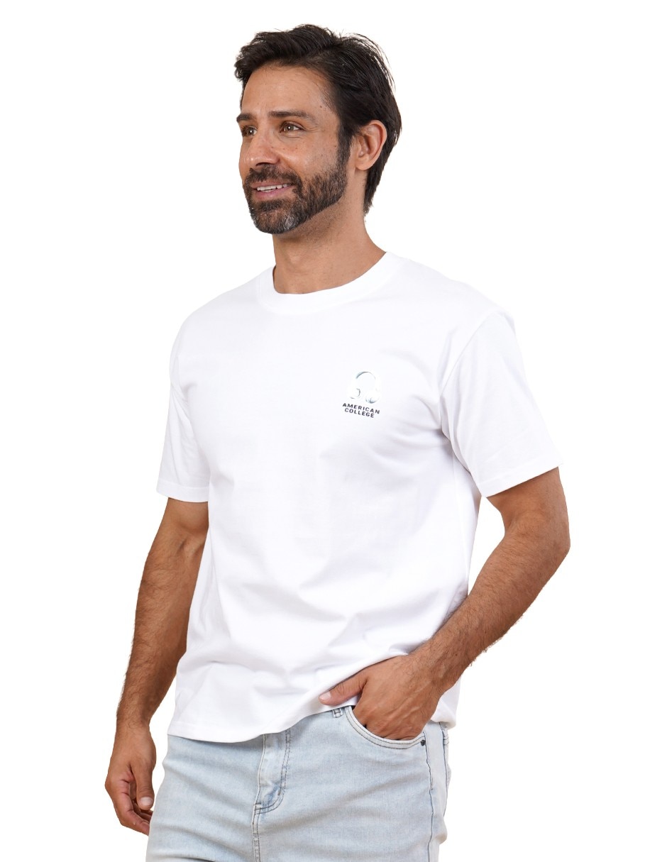 Playera chelsea cuello redondo para hombre