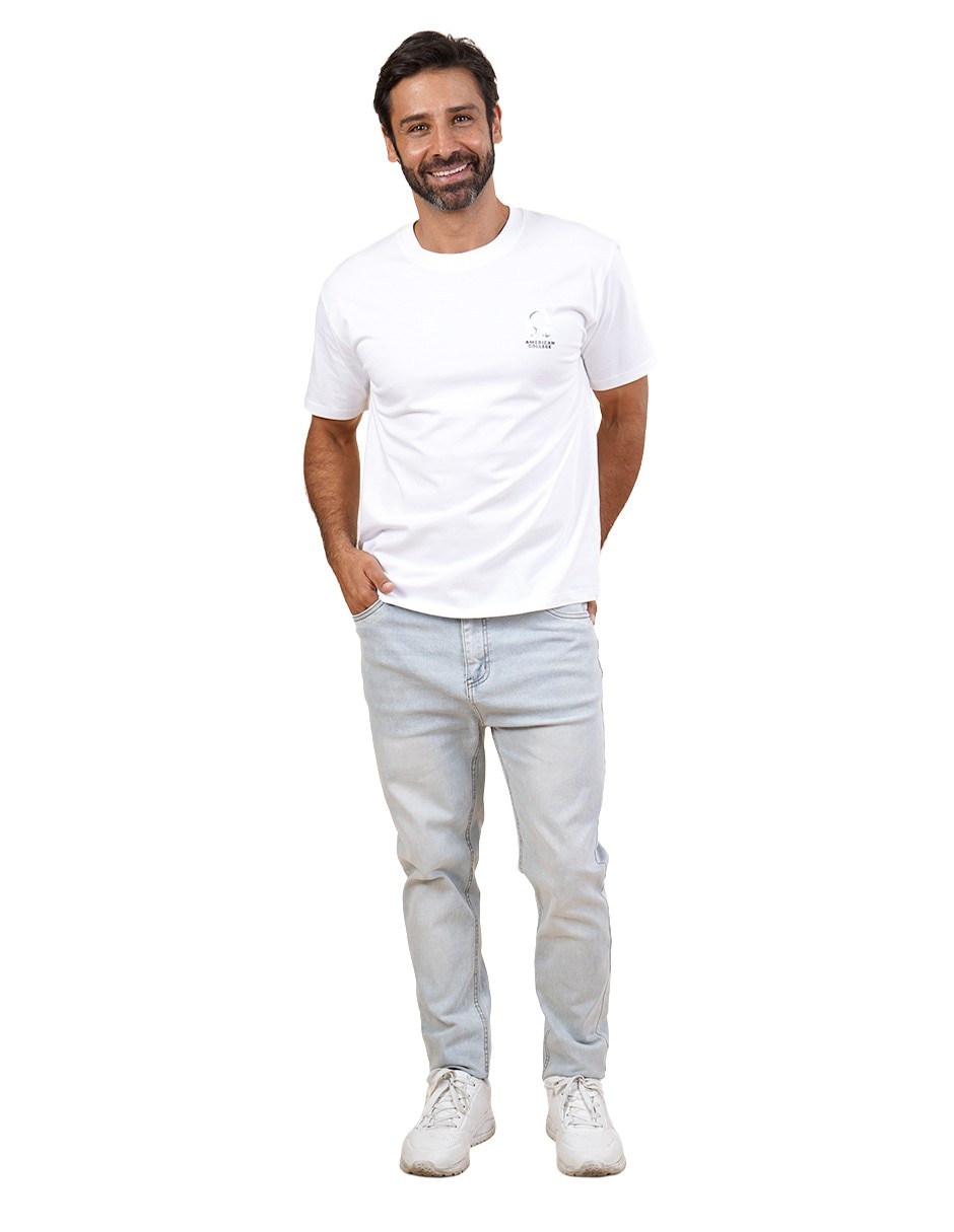 Playera chelsea cuello redondo para hombre