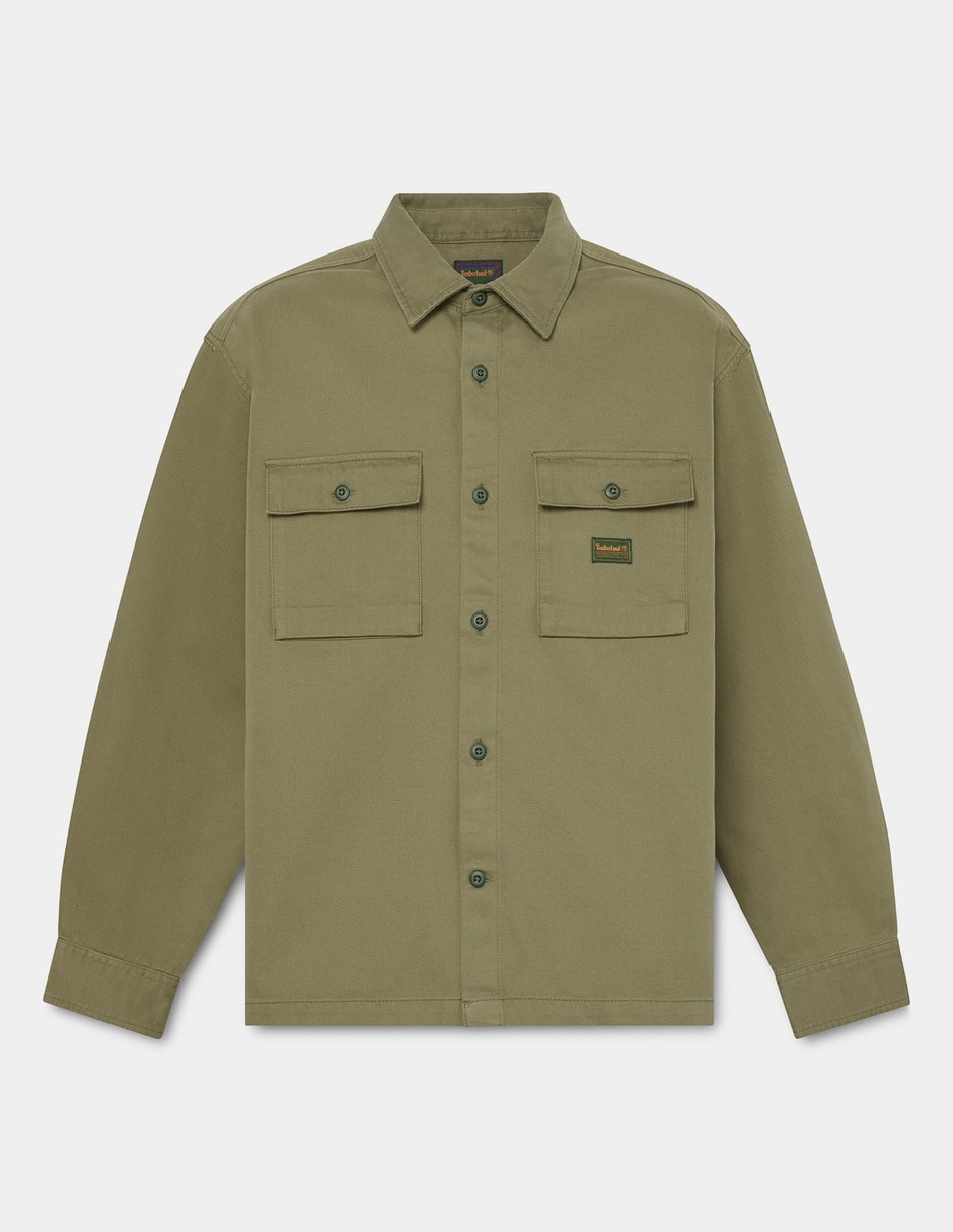Sobrecamisa Casual Sobrecamisa utilitaria para hombre Verde TBC0YH9M991 de (si aplica) Algodón manga Larga para hombre 4