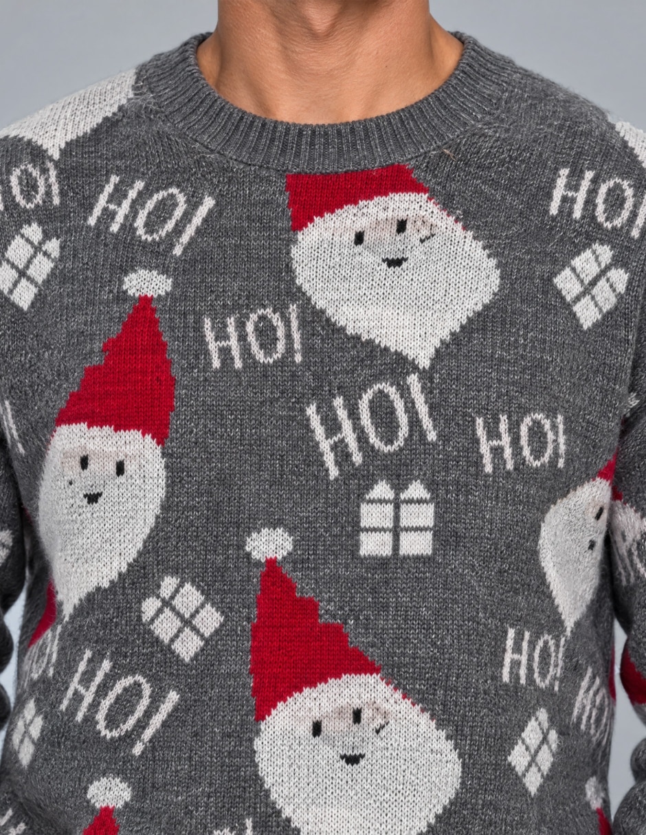 Suéter Navidad OI26 cuello Redondo para hombre 2