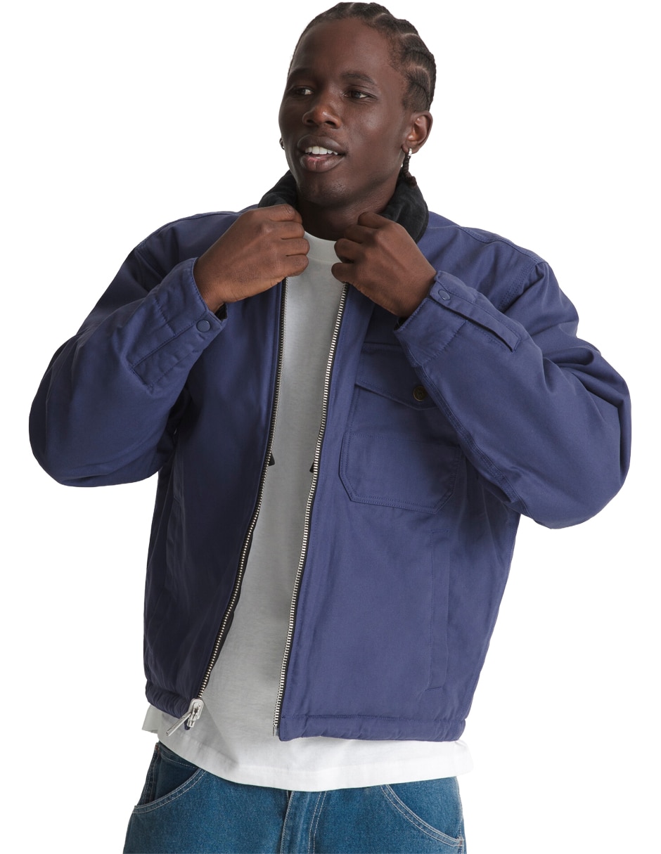 Chamarra Bomber No de Poliéster Reversible para hombre