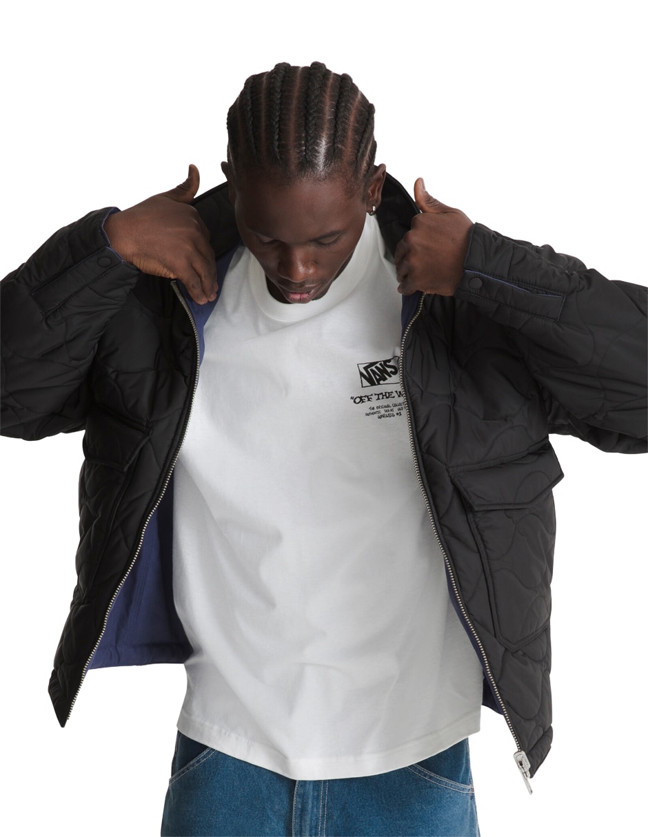Chamarra Bomber No de Poliéster Reversible para hombre 4