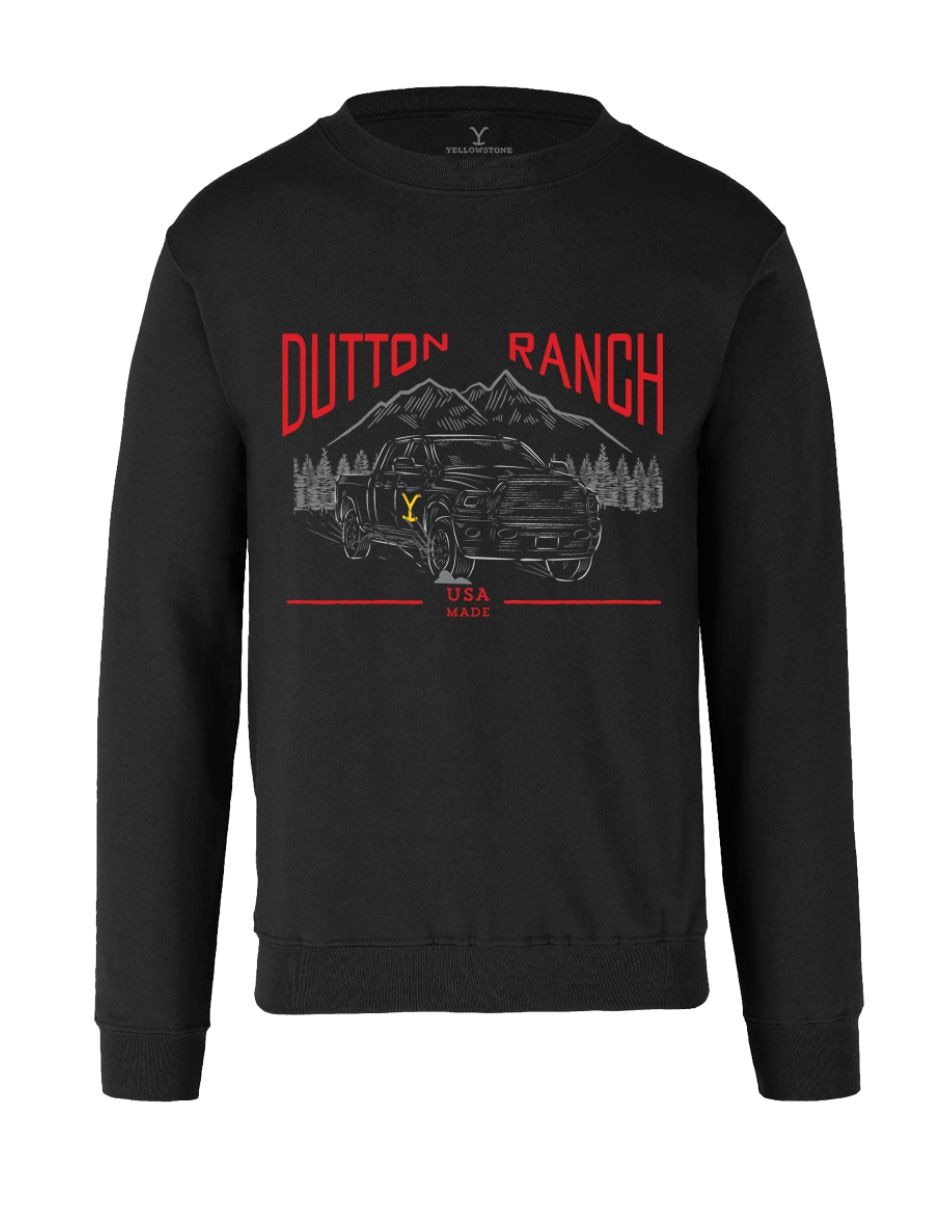 Set sudadera/Sudadera Sudadera Yellowstone Hombre Mujer Negro Paramount Original USA Made para hombre 3