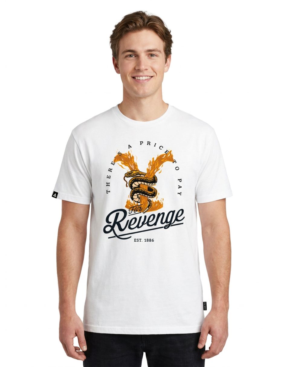 Playera paramount original for revenge cuello redondo para hombre