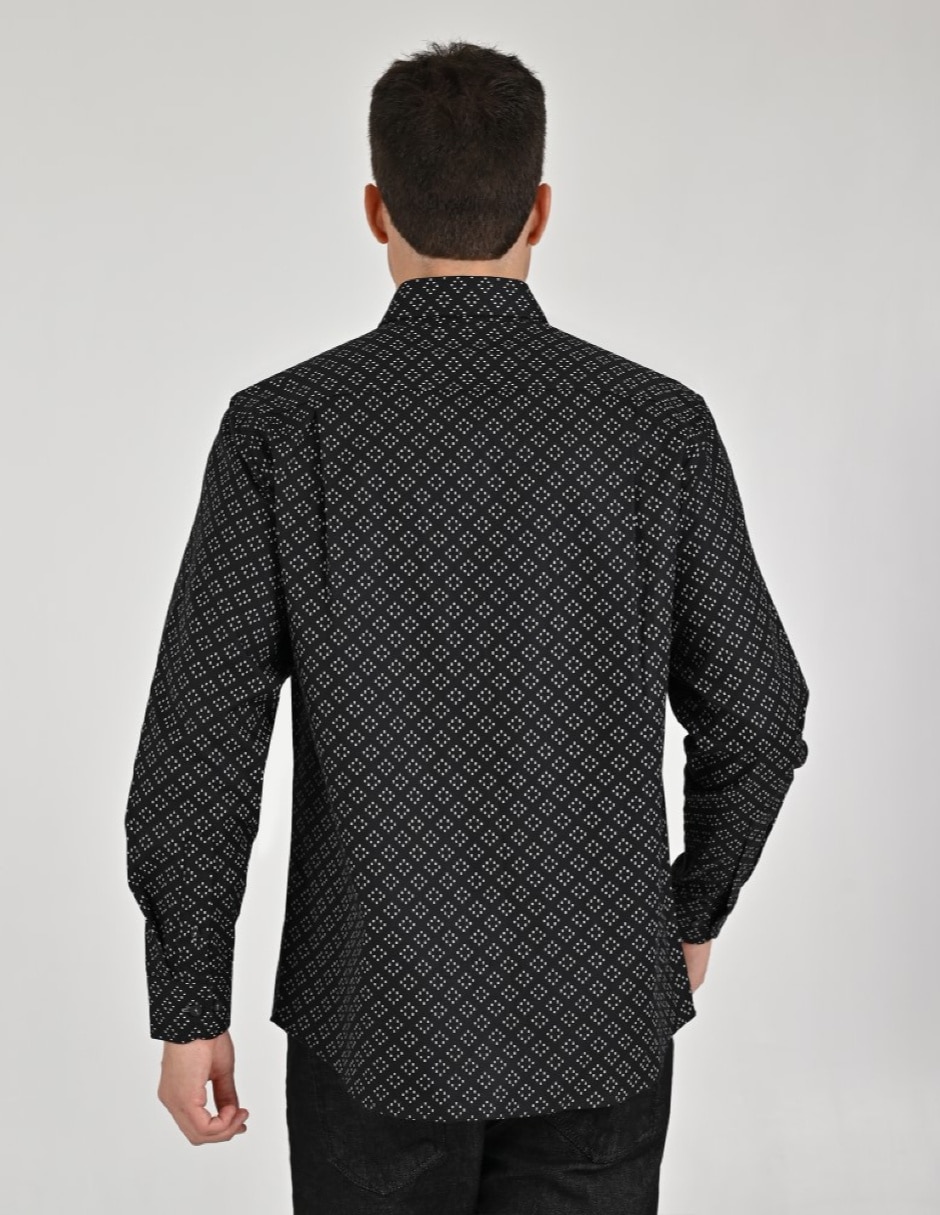 Camisa Casual Otoño Invierno de (si aplica) Algodón manga Larga para hombre 2