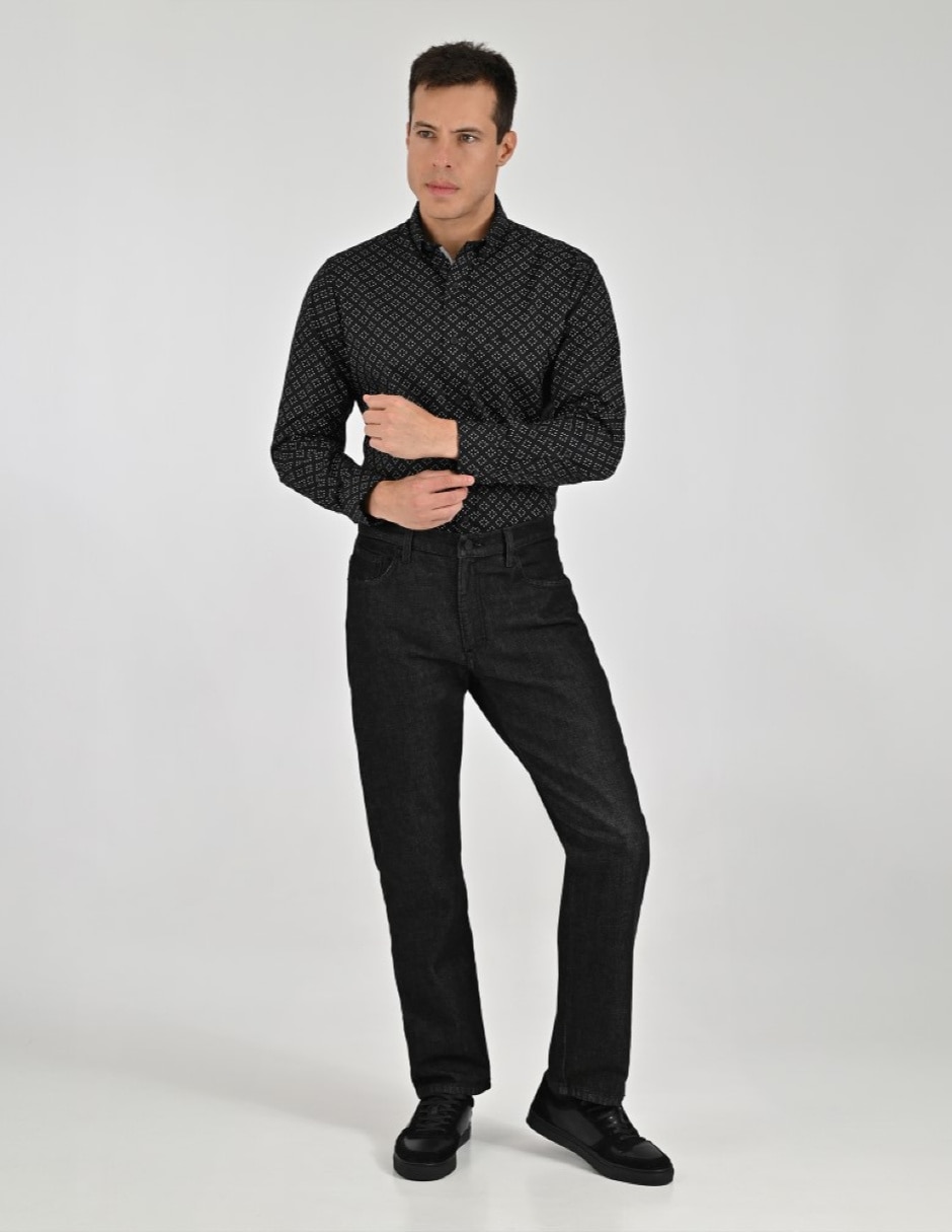 Camisa Casual Otoño Invierno de (si aplica) Algodón manga Larga para hombre 4