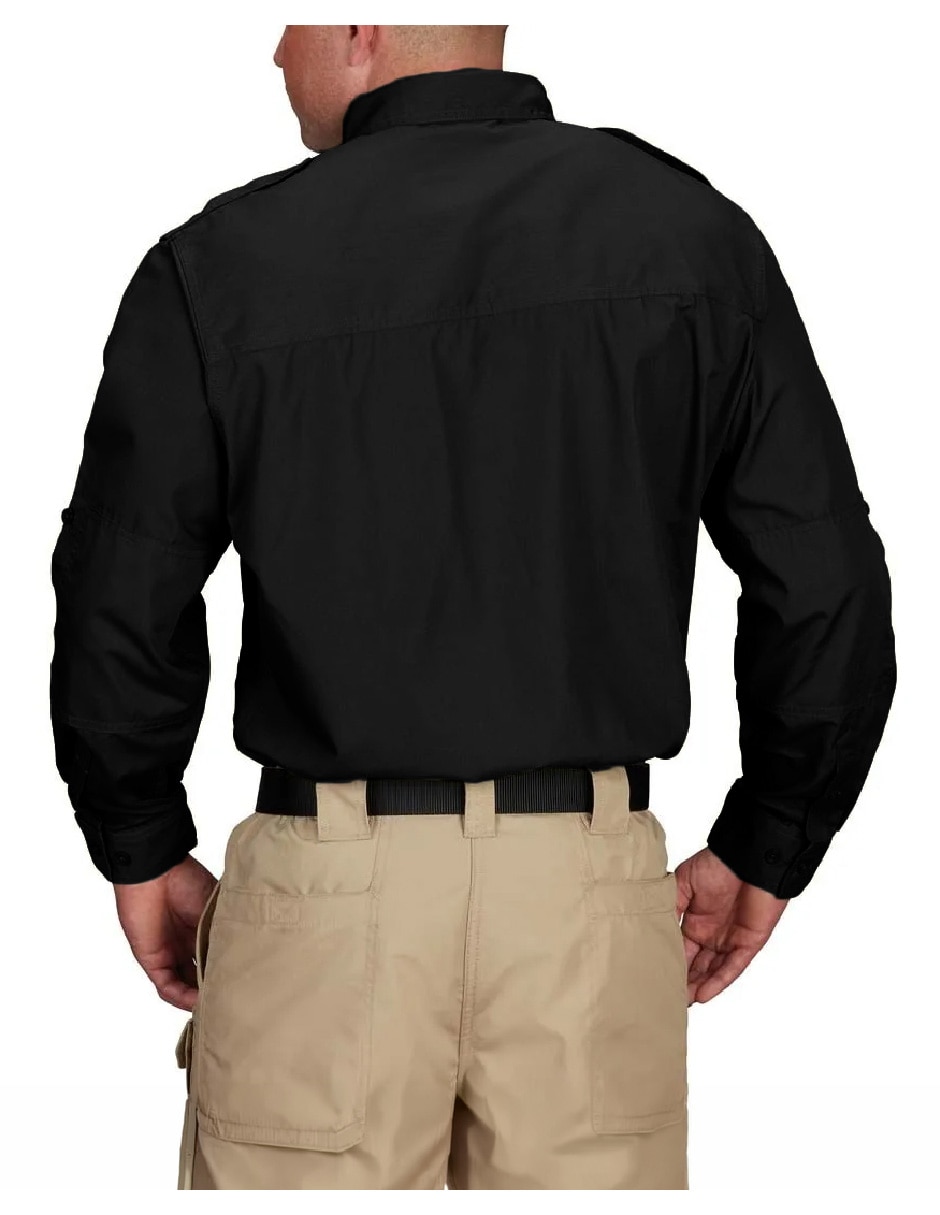 Camisa Casual de (si aplica) Poliéster y algodón manga Larga para hombre 2
