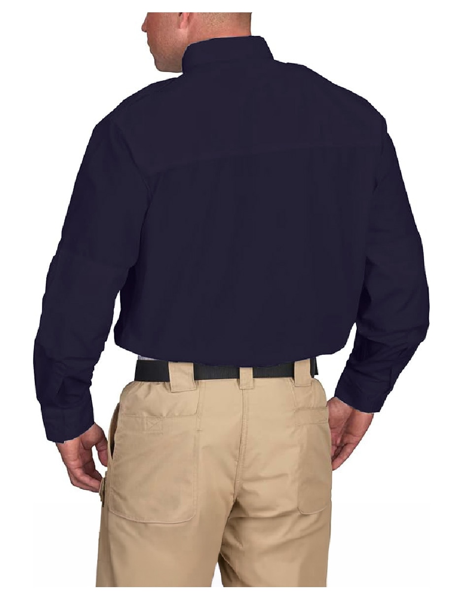 Camisa Casual de (si aplica) Poliéster y algodón manga Larga para hombre 2