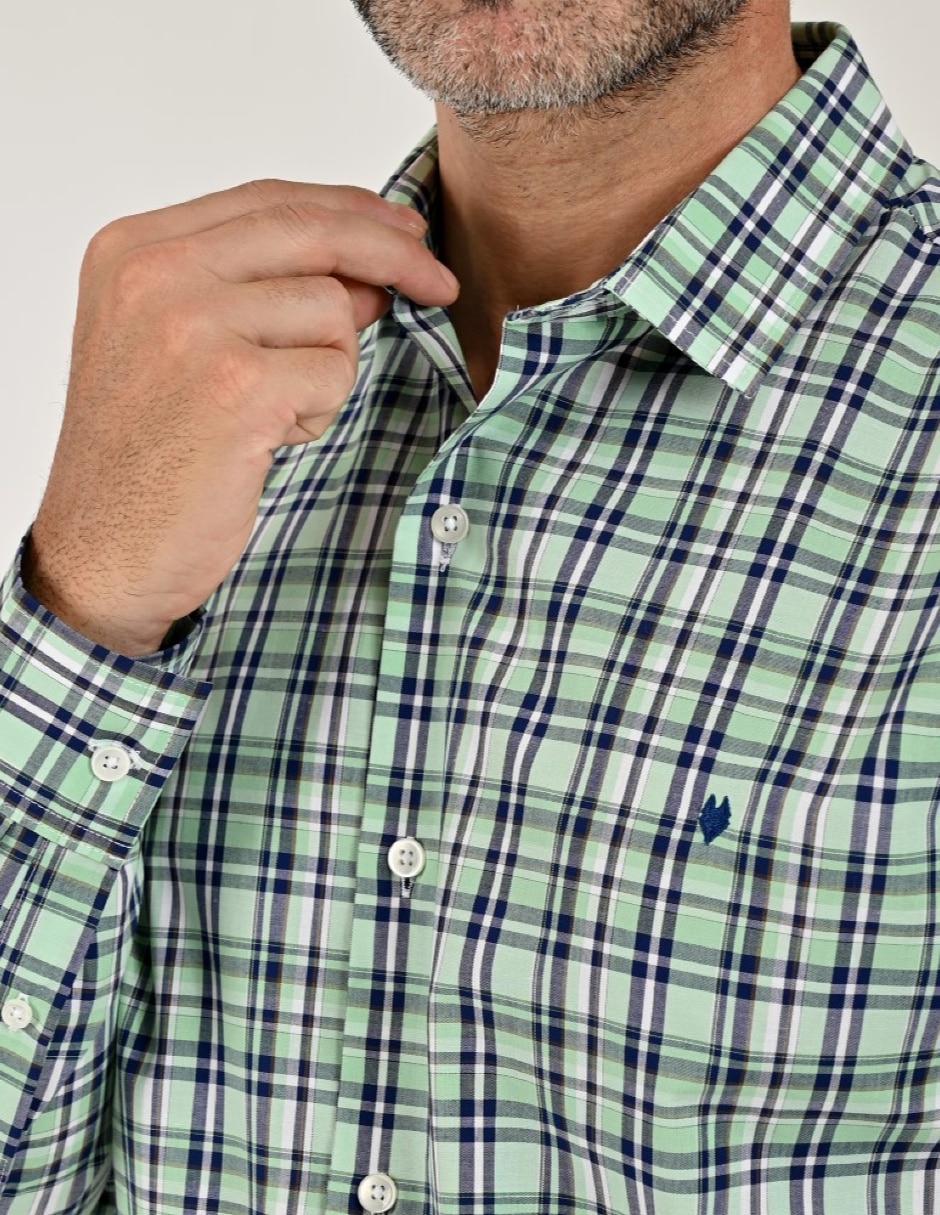 Camisa Casual Otoño Invierno de (si aplica) Algodón manga Larga para hombre 2