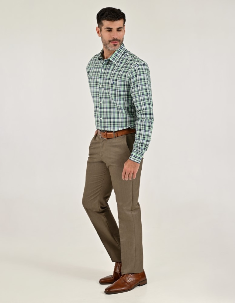 Camisa Casual Otoño Invierno de (si aplica) Algodón manga Larga para hombre 3