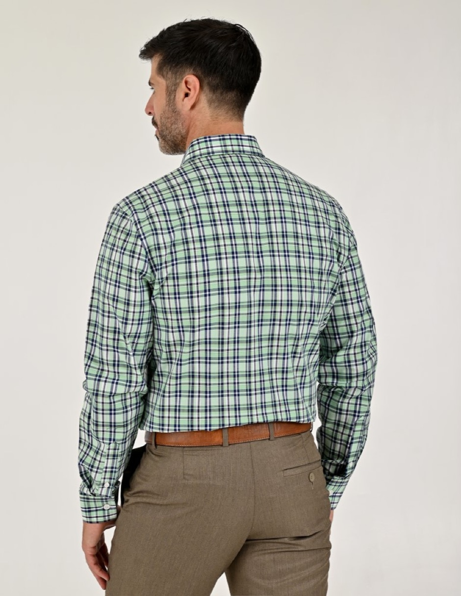 Camisa Casual Otoño Invierno de (si aplica) Algodón manga Larga para hombre 4